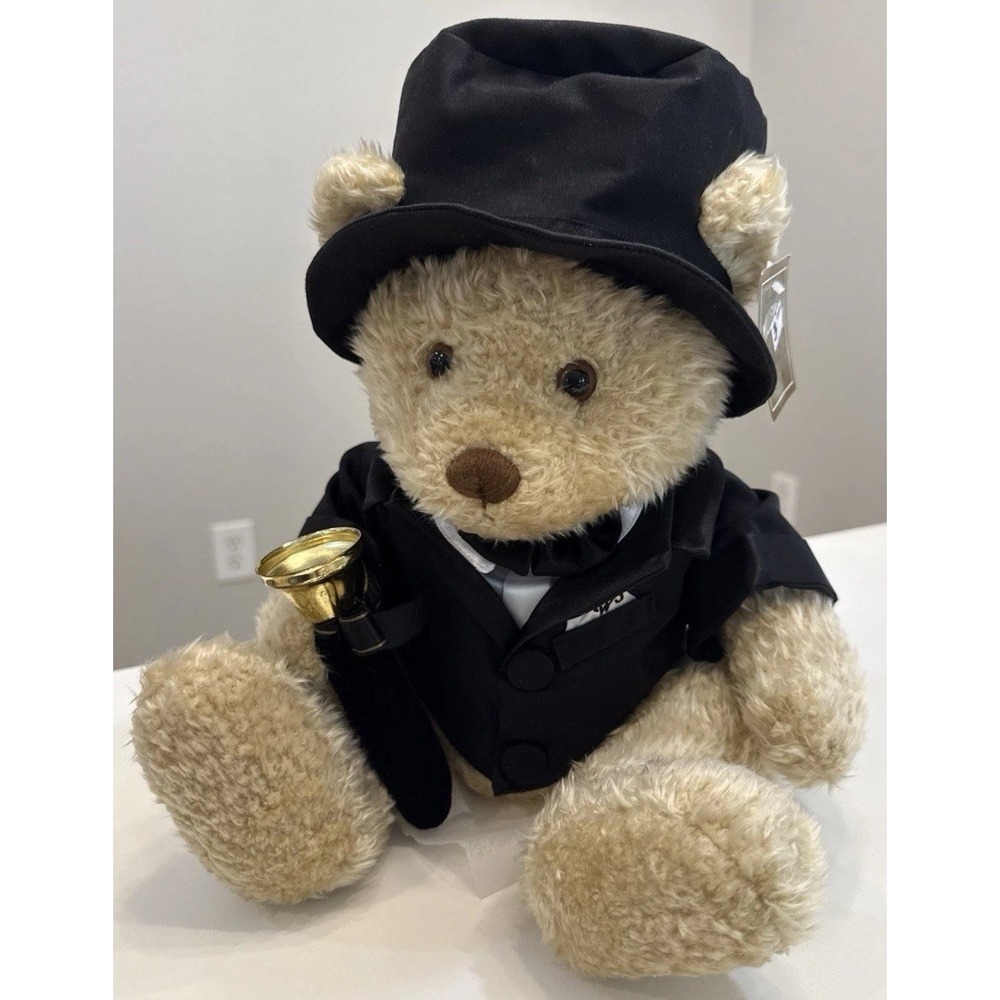 Vintage Frederick Atkins Dillard's 1999 Ring In The Millennium Teddy Bear